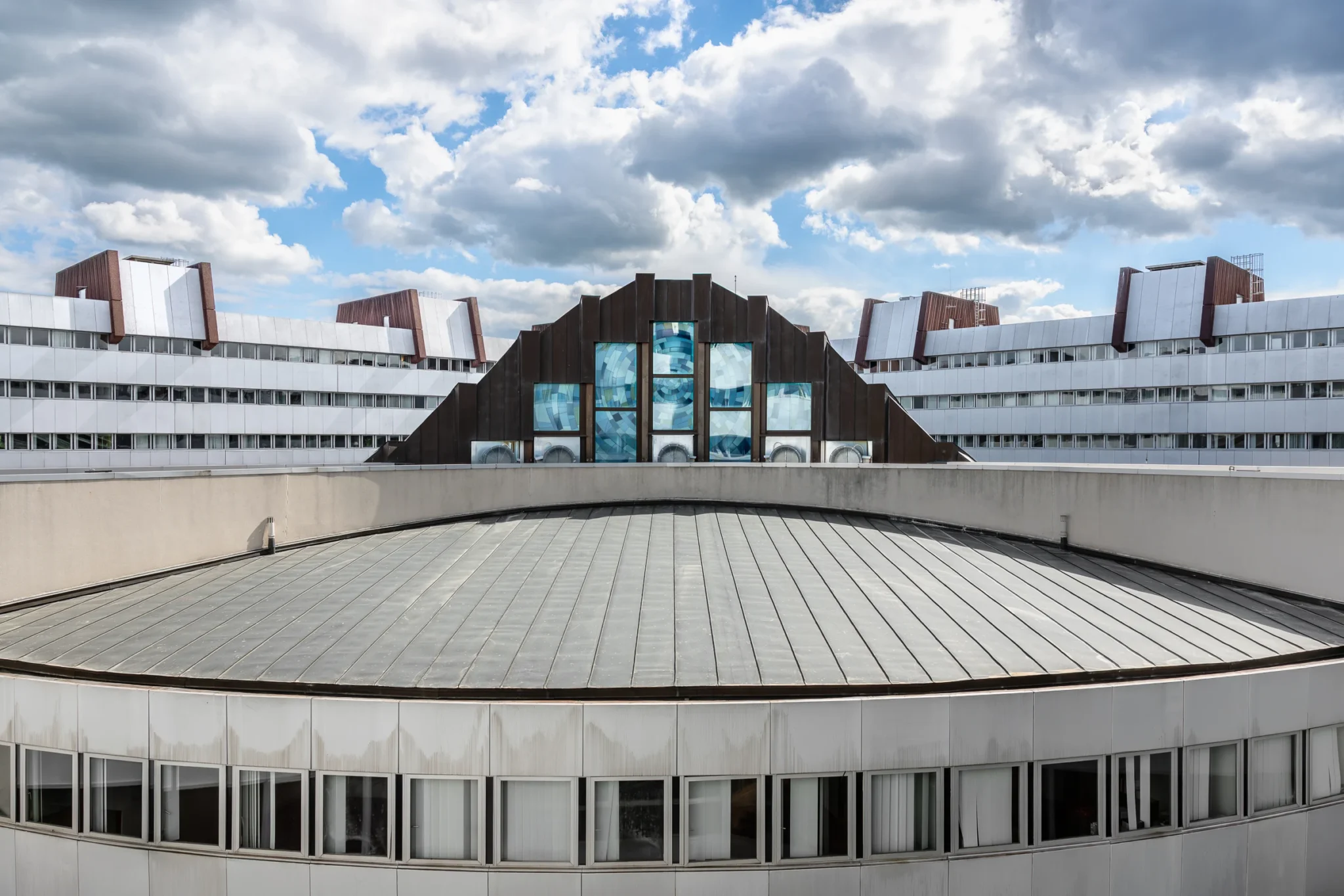 Conseil de l'Europe à Strasbourg photographie d'architecture prise par Cyril Bécard