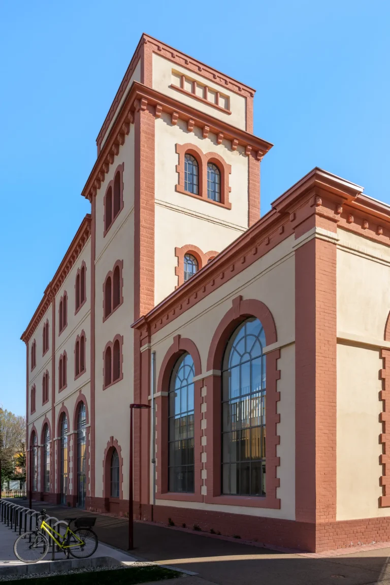 Palais Fischer à Schiltigheim conçu par le cabinet d'architectes dvvd Risch photographie d'architecture prise par Cyril Bécard