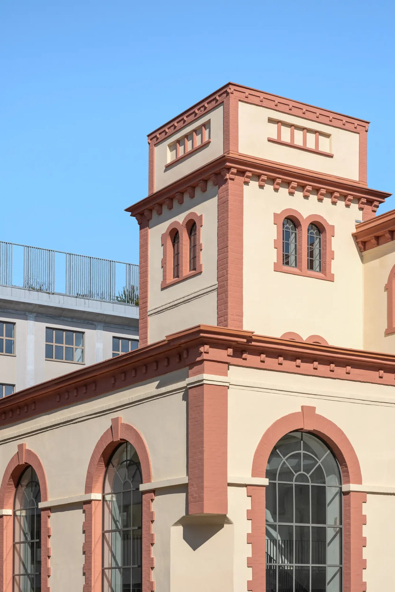 Palais Fischer à Schiltigheim conçu par le cabinet d'architectes dvvd photographie d'architecture prise par Cyril Bécard