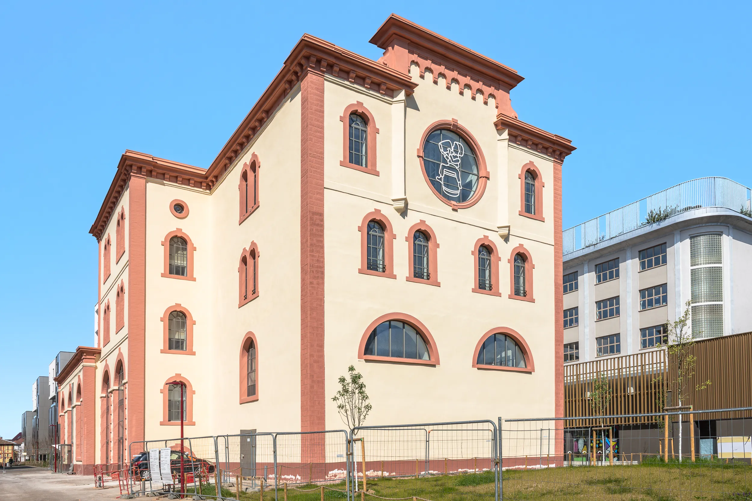 Palais Fischer à Schiltigheim conçu par le cabinet d'architectes dvvd photographie d'architecture prise par Cyril Bécard