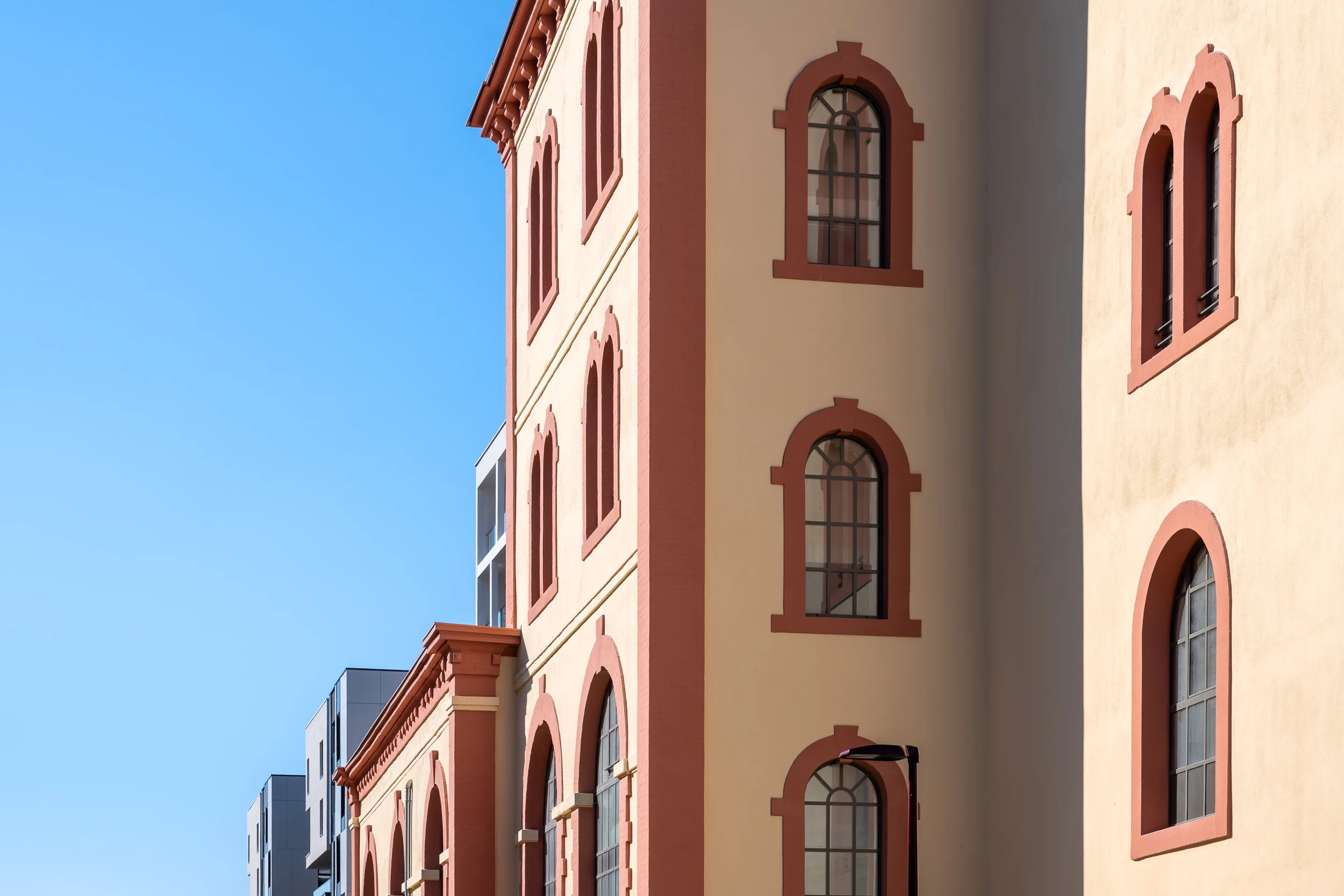 Palais Fischer à Schiltigheim conçu par le cabinet d'architectes dvvd photographie d'architecture prise par Cyril Bécard