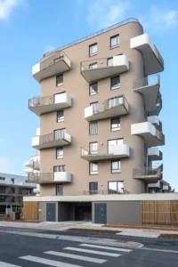 Reportage photo pour montrer l'avancement du projet d'urbanisme de l'ancienne friche istra de Schiltigheim photographies d'architecture prise par Cyril Bécard