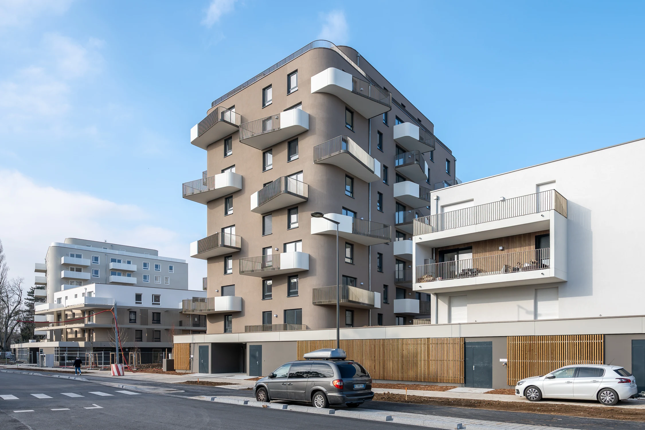 Reportage photo pour montrer l'avancement du projet d'urbanisme de l'ancienne friche istra de Schiltigheim photographies d'architecture prise par Cyril Bécard