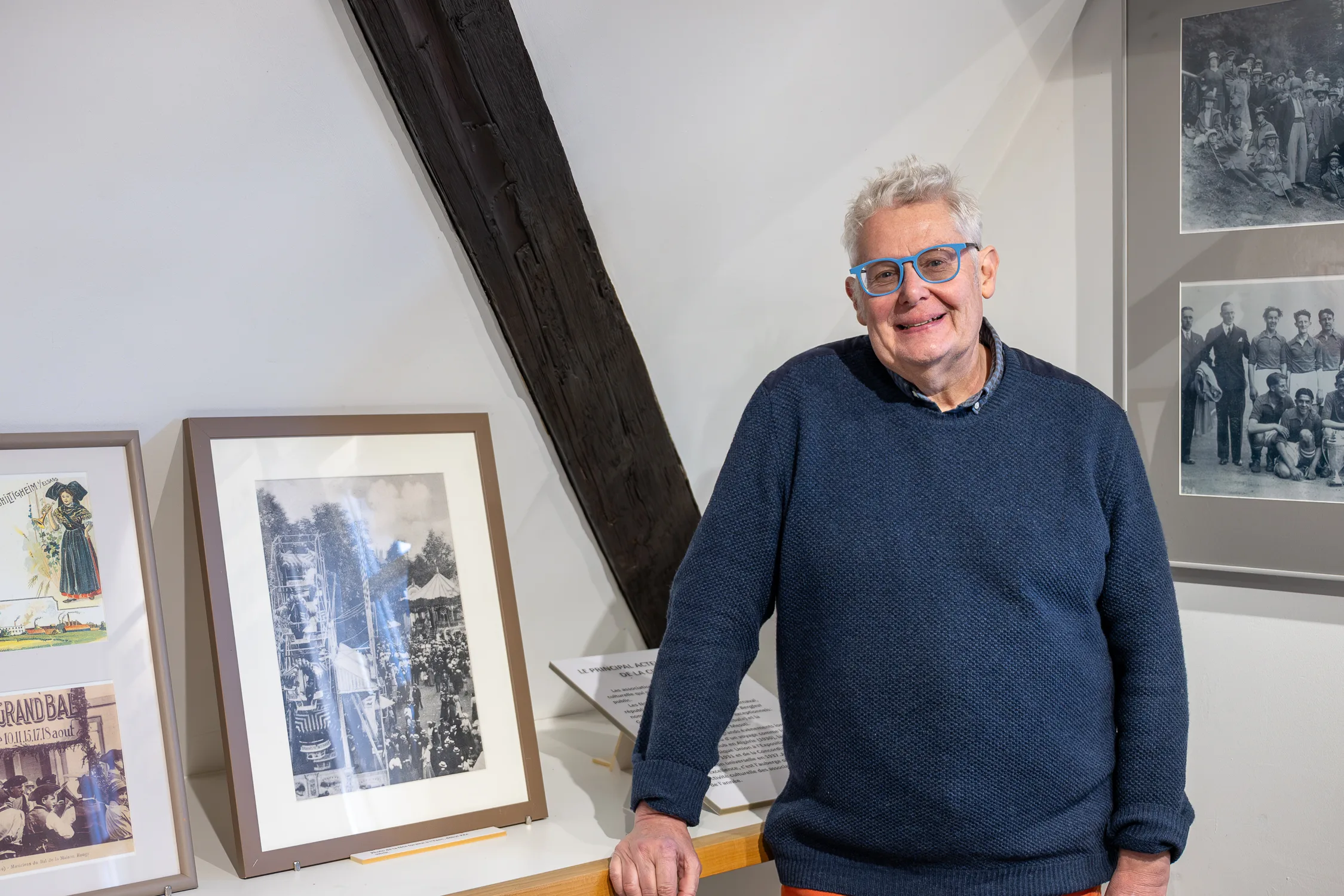 Jean-Pierre Nafziger association mémoire et patrimoine Schiltigheim photographie de communication prise par Cyril Bécard