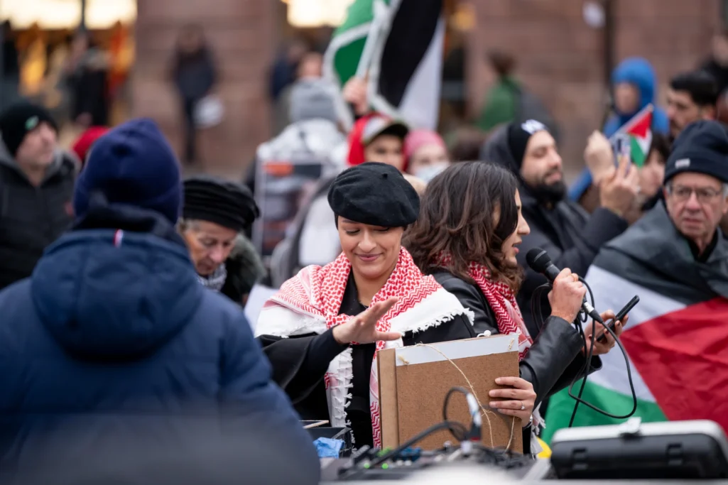 manifestation cessez-le-feu en Palestine Strasbourg photographie prise par Cyril Bécard