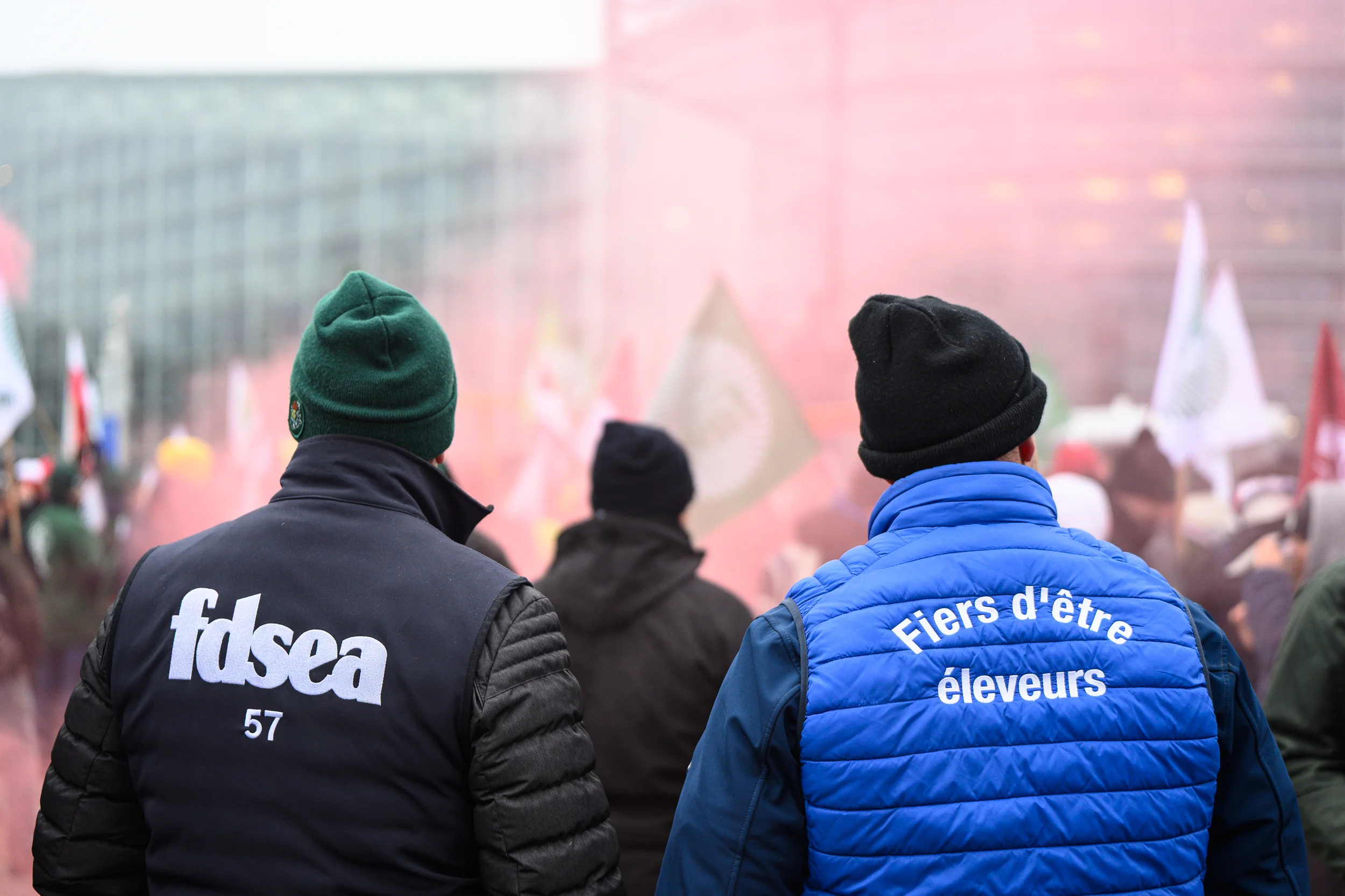Mobilisation des agriculteurs contre le Mercosur à Strasbourg en 2026, photographie évènement prise par Cyril BECARD