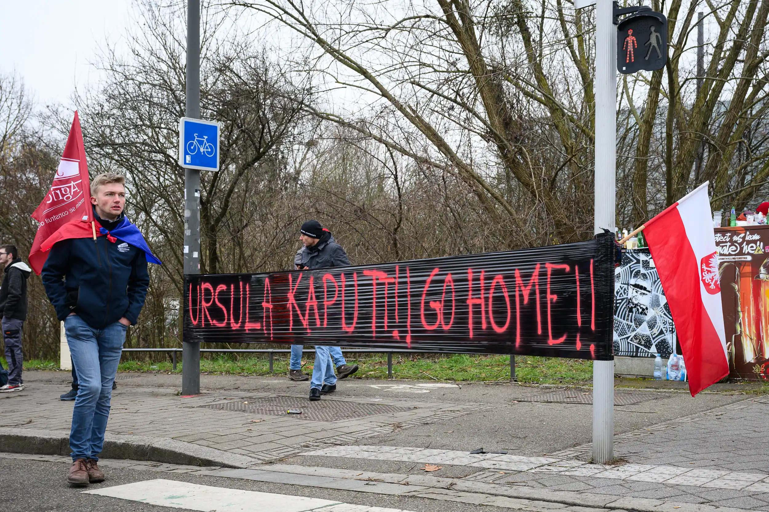 Mobilisation des agriculteurs contre le Mercosur à Strasbourg en 2026, photographie évènement prise par Cyril BECARD