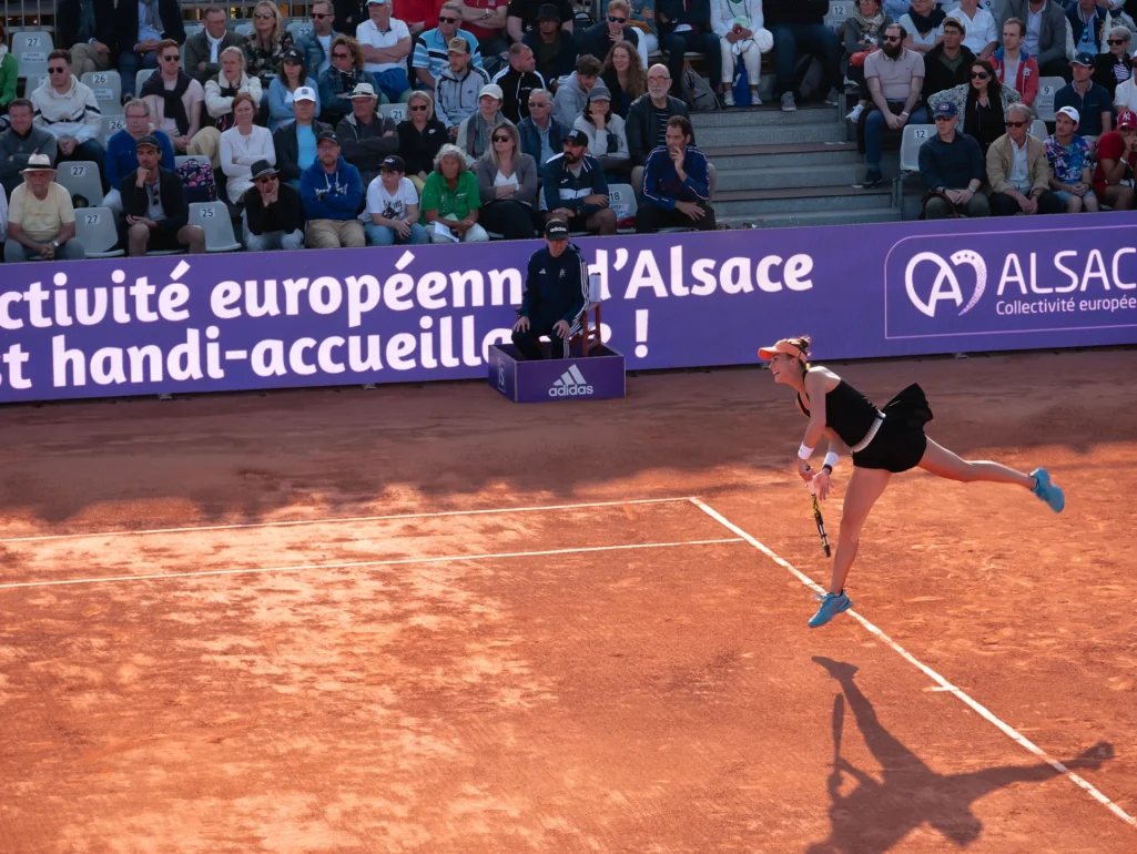 Bernard Pera aux Internationaux de Strasbourg 2023 photographie de sport prise par Cyril Bécard