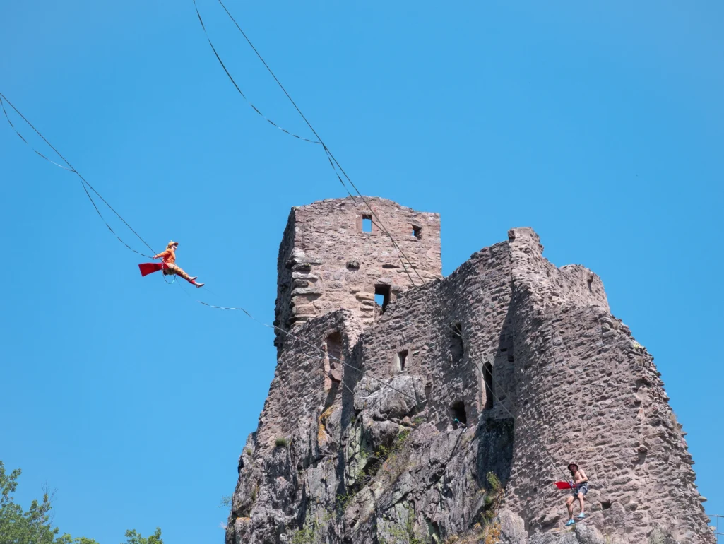 Speed highline worldcup Ribeauvillé 2023 photographie de sport prise par Cyril Bécard