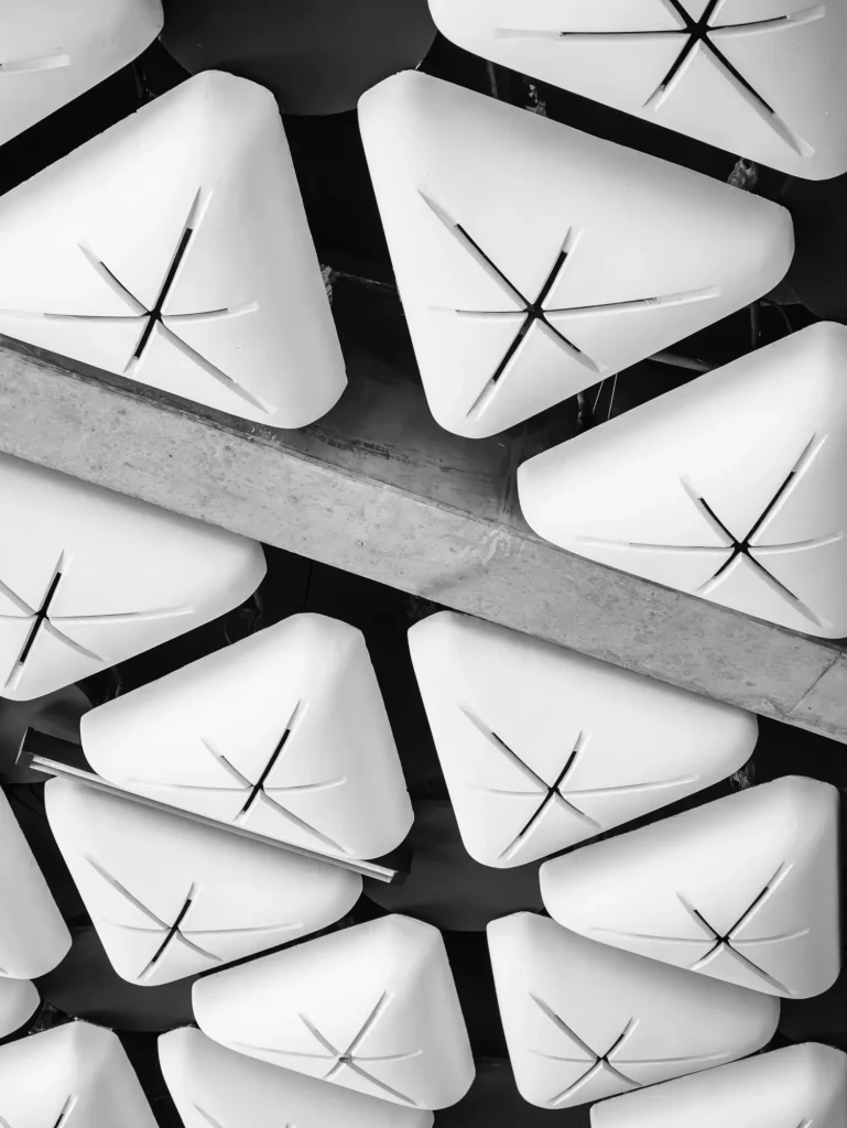 détail plafond PMC noir et blanc Strasbourg photographie prise par Cyril Bécard