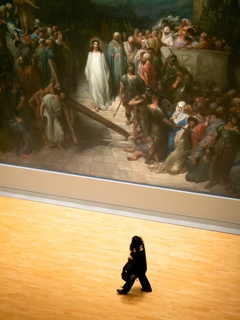photographie d'art Strasbourg street photography Christ de Gustave Doré musée d'art moderne et contemporain Strasbourg MAMCS 1 photographie de Cyril Bécard